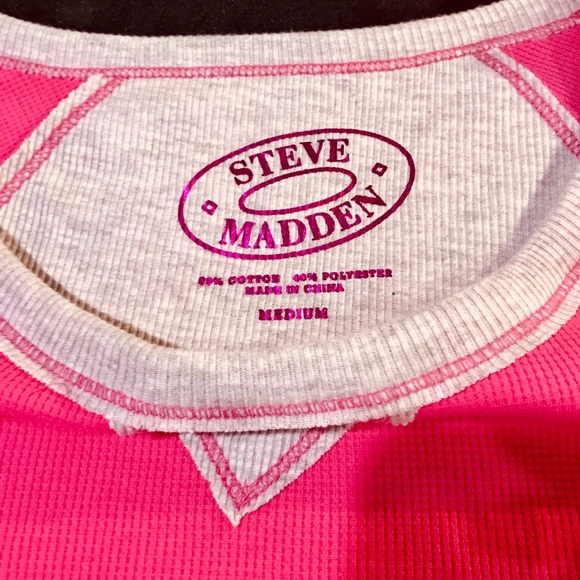 Steve Madden light thermal long sleeve shirt NWOT! - Picture 2 of 8